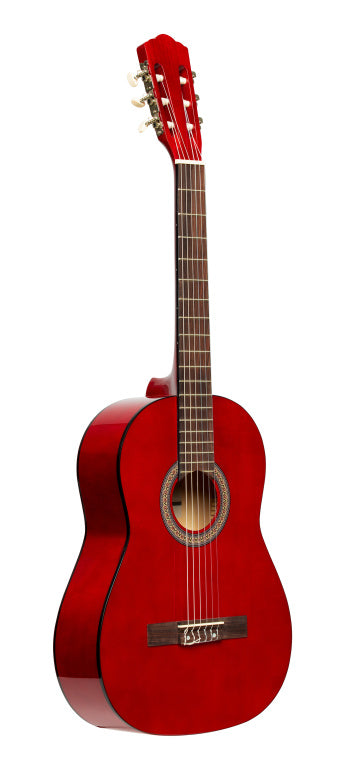 Stagg 3/4 Classical Guitar Gloss Red