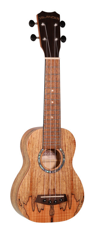 Islander Soprano Ukulele Spalted Maple