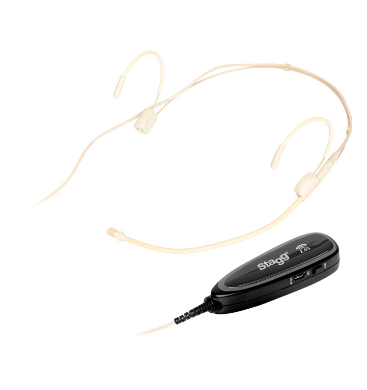 Stagg 2.4Ghz UHF Beige Headset Set