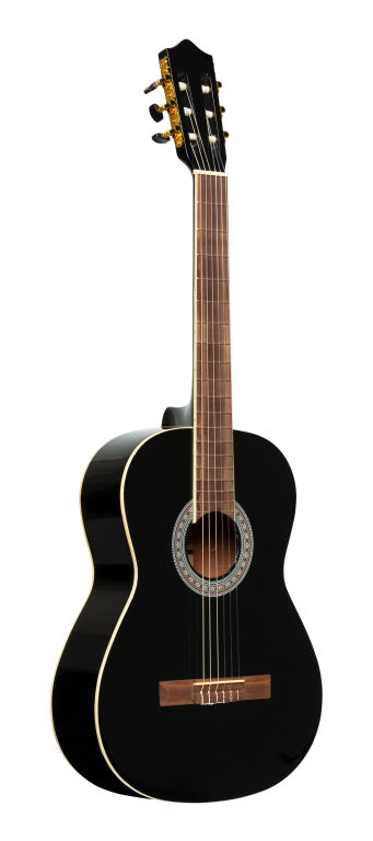 Stagg 4/4 Spruc Classical Guitar Gloss Black
