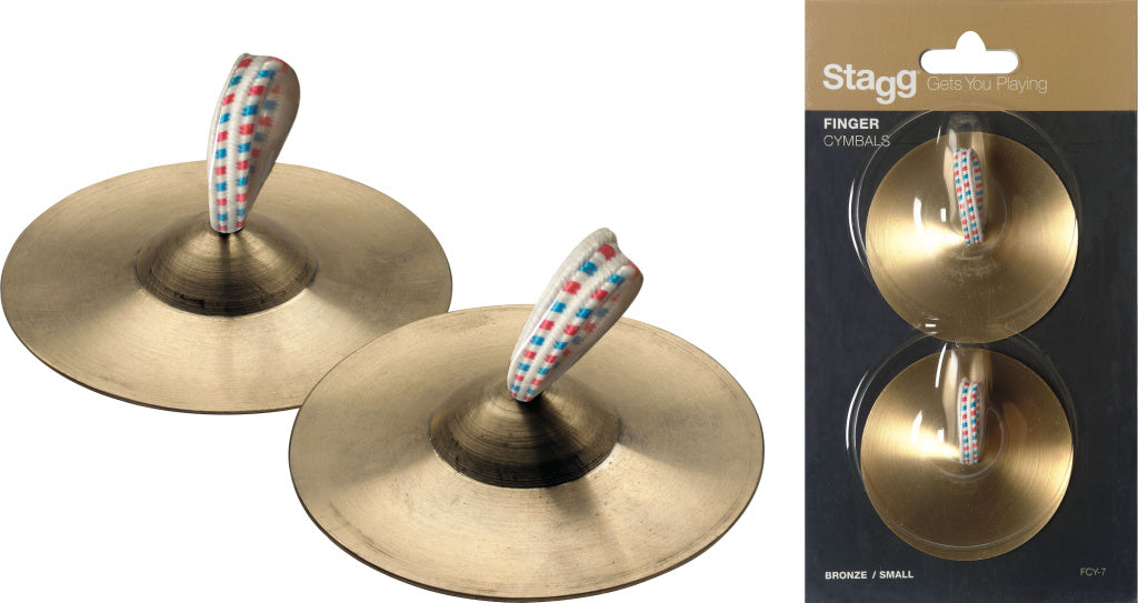 Stagg Finger Cymbals/Bronze/1 Pair/7cm