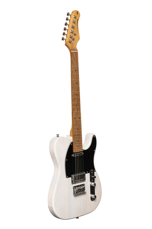 Stagg Vint Serie-T Plus Electric Guitar White Black