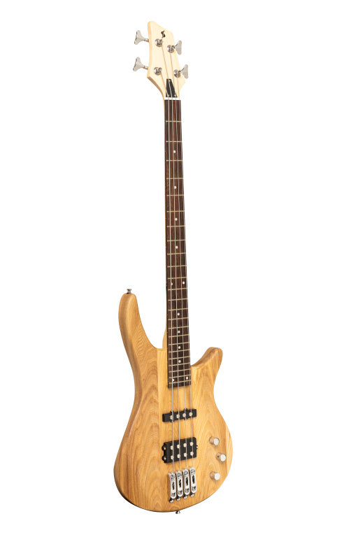 Stagg Fusion Bass Guitar Satin Natural