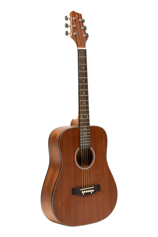 Stagg Acoustic Guitar Travel Dreadnoght Sapele Natural