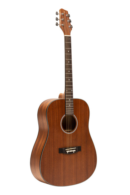 Stagg Acoustic Guitar Dreadnought Sapele Natural