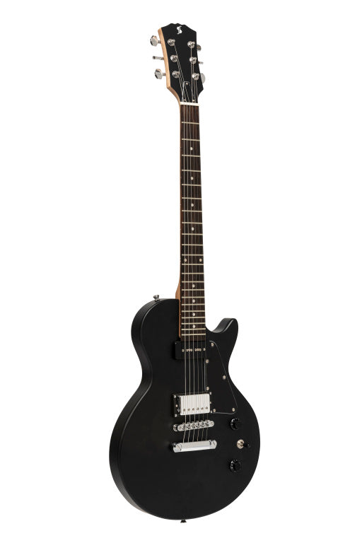 Stagg Serie-L Electric Guitar Humber P90 Black b stock