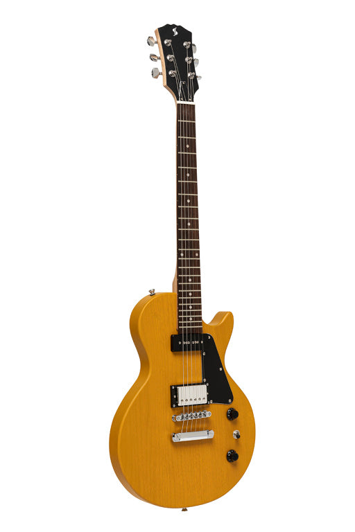 Stagg Serie-L Electric Guitar Humber P90 Yellow