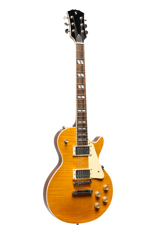 Stagg Deluxe Serie-L Electric Guitar Honey