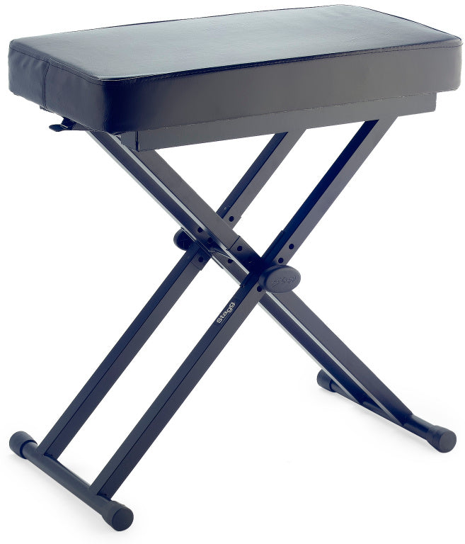 Stagg Adjust X Keyboard Bench-Double Brace