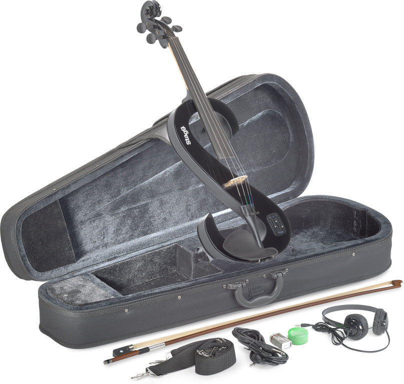 Stagg Electric Viola and Headphones+Softcase/Black