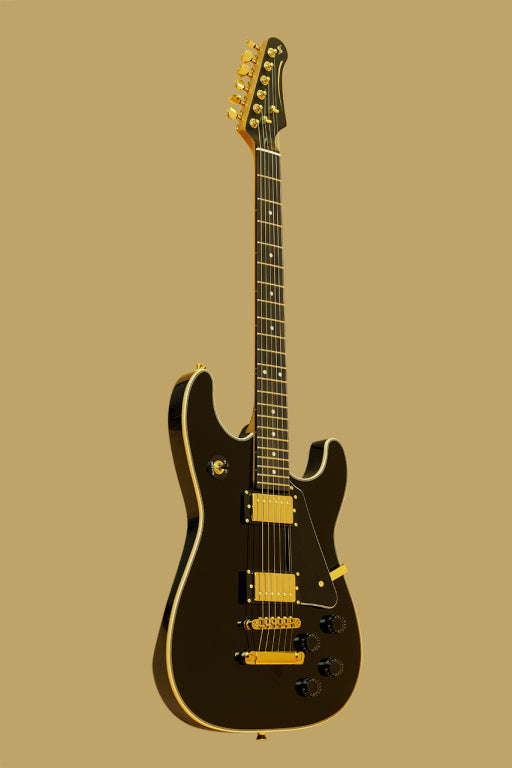 Stagg 30th Anniversary Electric Guitar Black