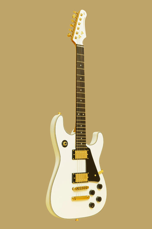 Stagg 30th Anniversary Electric Guitar White