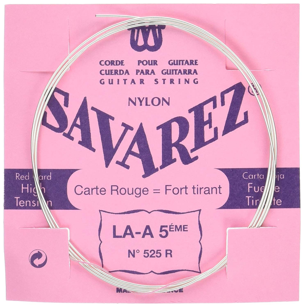 Savarez 525R (Red) Nylon Wound 5th.Strng