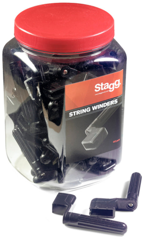 Stagg String Winder-40 Pieces/Jar Black