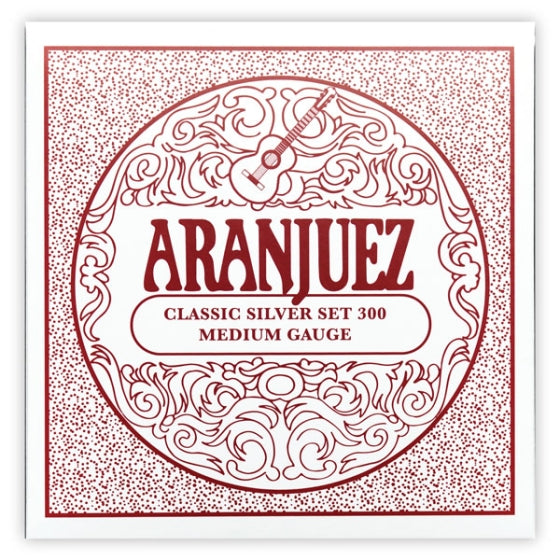 Aranjuez Classical Guitar Strings Classic Silver 300 Medium Gauge