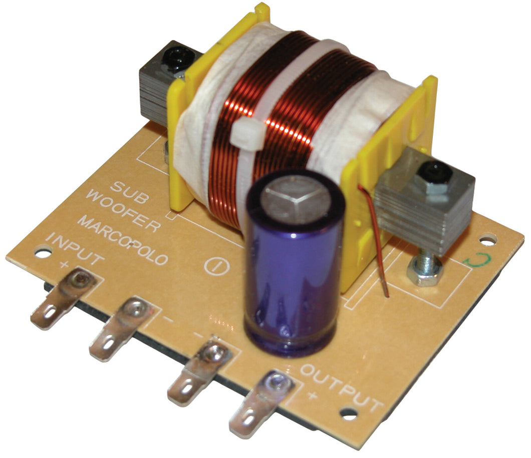 QTX Subwoofer filter, 12dB, 120Hz, 4 Ohms, 600W