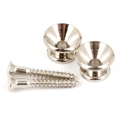 Pure Vintage Strap Buttons Nickel x 2