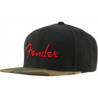 Lade das Bild in den Galerie-Viewer, Fender Camo Flatbill Hat, Camo - One Size Fits Most
