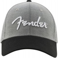 Lade das Bild in den Galerie-Viewer, Fender Hipster Dad Hat, Gray and Black - One Size Fits Most
