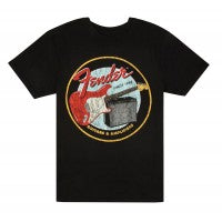 Lade das Bild in den Galerie-Viewer, Fender 1946 Guitars &amp; Amplifiers T-Shirt, Vintage Black - S
