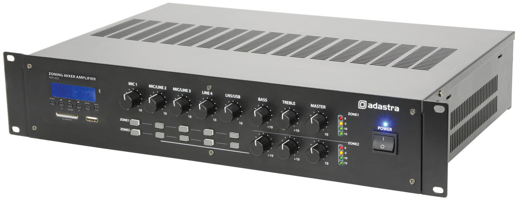 Adastra RM1202 Mixer-amp 2 x 120W + USB/SD/FM/BT