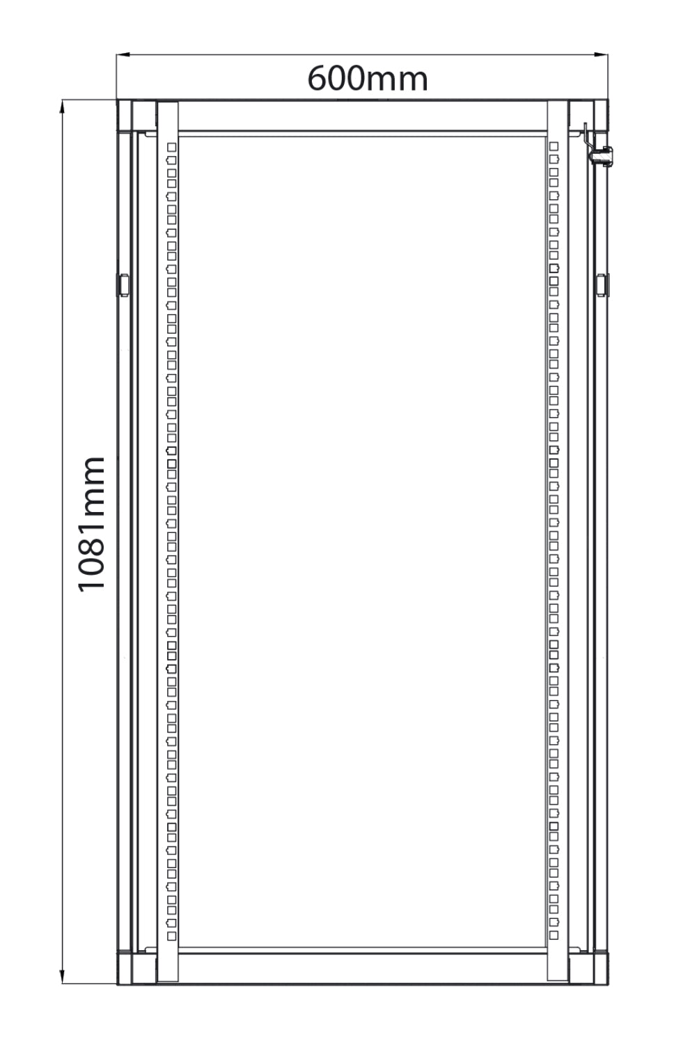 Adastra Rack Cabinet 22U x 450mm Deep