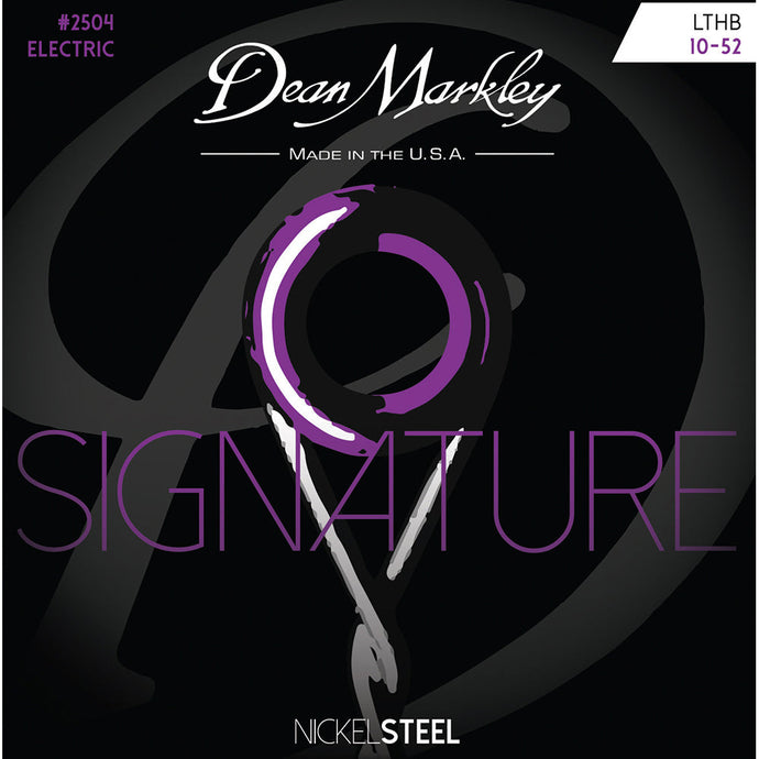 Dean Markley Light Top Heavy Bottom 10-52 NickelSteel Electric Signature Series String Set