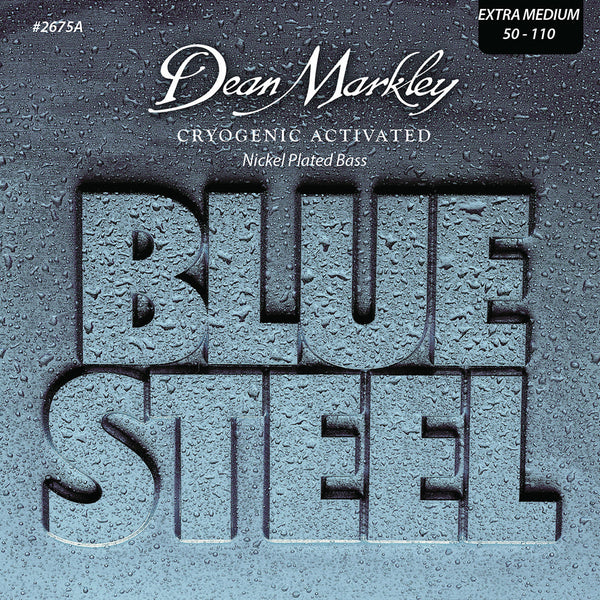 Dean Markley Blue Steel NPS Bass Guitar Strings Extra Medium 4 String 50-110