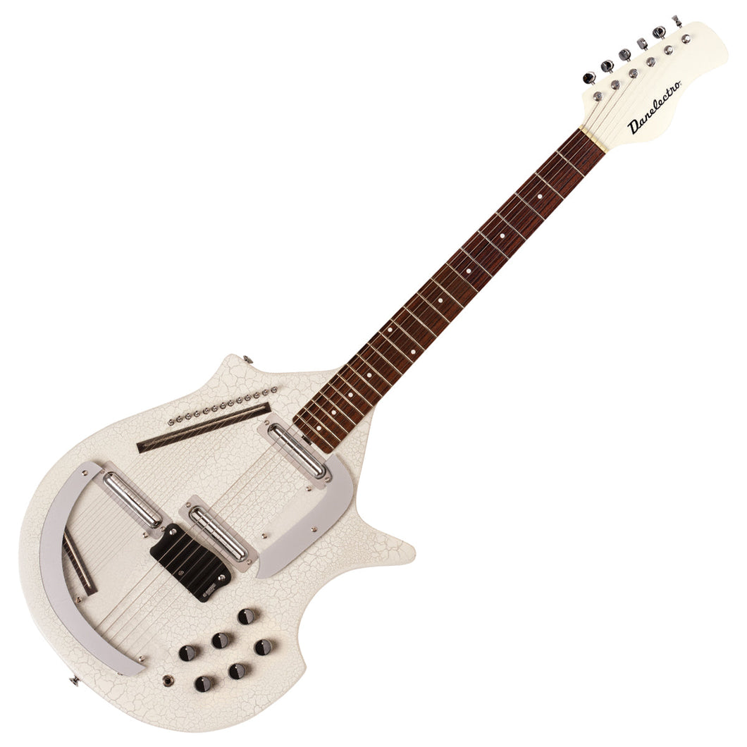 Danelectro Sitar ~ White Crackle