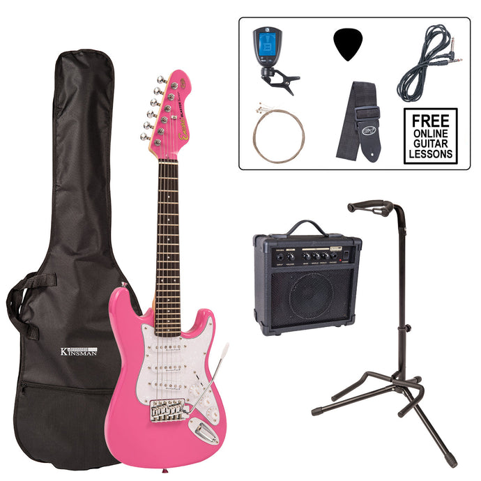 Encore 3/4 Size Electric Guitar Pack ~ Pink