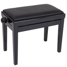Lade das Bild in den Galerie-Viewer, Kinsman Adjustable Piano Bench ~ Satin Black

