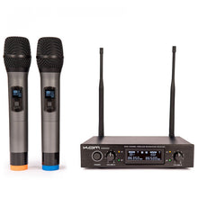 Lade das Bild in den Galerie-Viewer, Kam UHF Fixed Twin Channel Professional Wireless Microphone System
