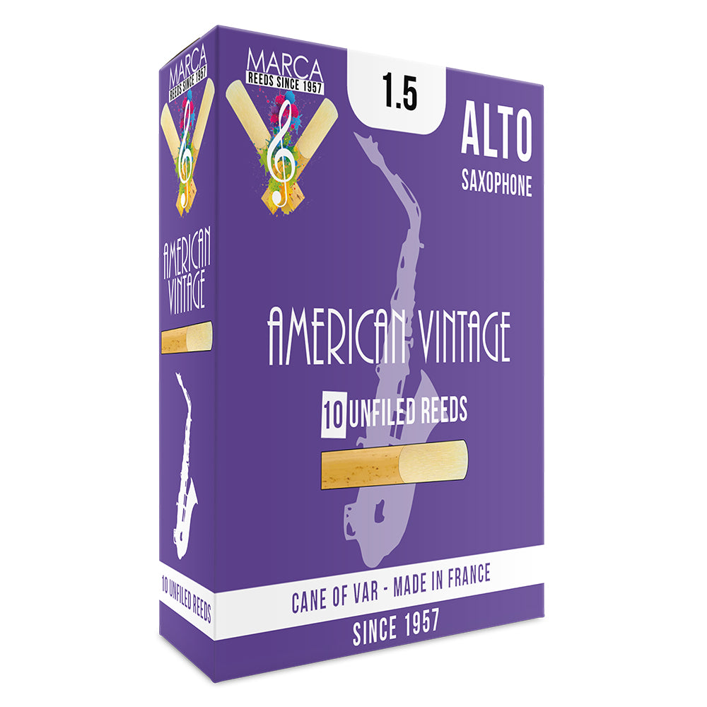 Marca American Vintage Reeds ~ 10 pack ~ Alto Sax ~ 1.5