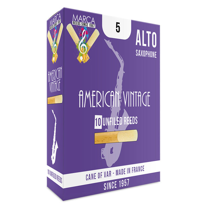 Marca American Vintage Reeds ~ 10 pack ~ Alto Sax ~ 5