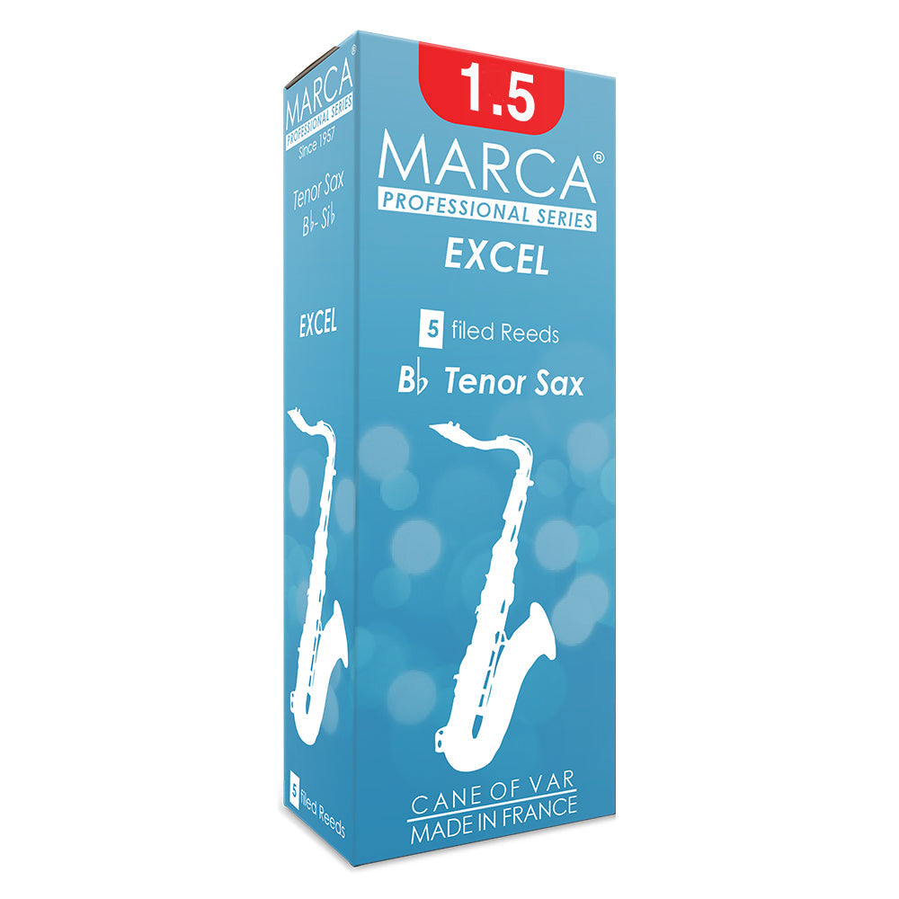 Marca Excel Reeds ~ 5 Pack ~ Tenor Sax ~ 1.5