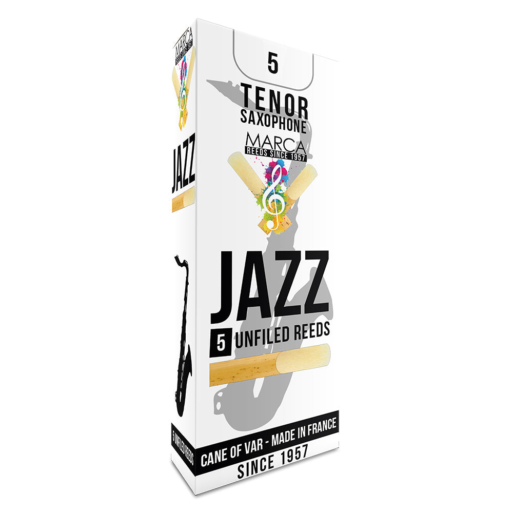 Marca Jazz Unfiled Reeds ~ 5 Pack ~ Tenor Sax ~ 5