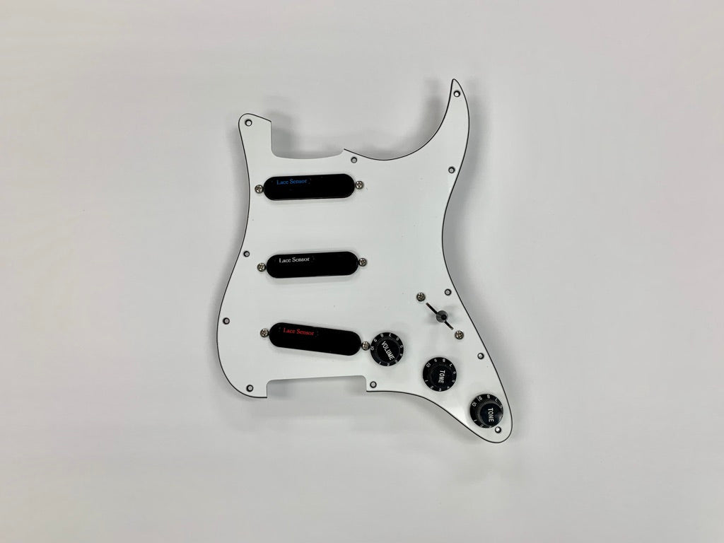 Lace Sensor Blue Fire Triple loaded pickguard