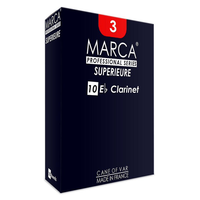 Marca Superieure Reeds ~ 10 Pack ~ Eb Clarinet ~ 3