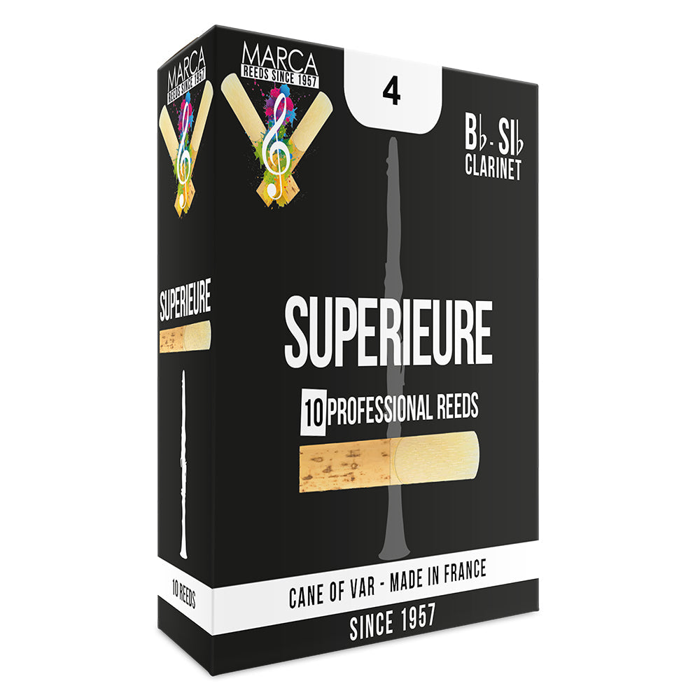 Marca Superieure Reeds ~ 10 Pack ~ Bb Clarinet ~ 4