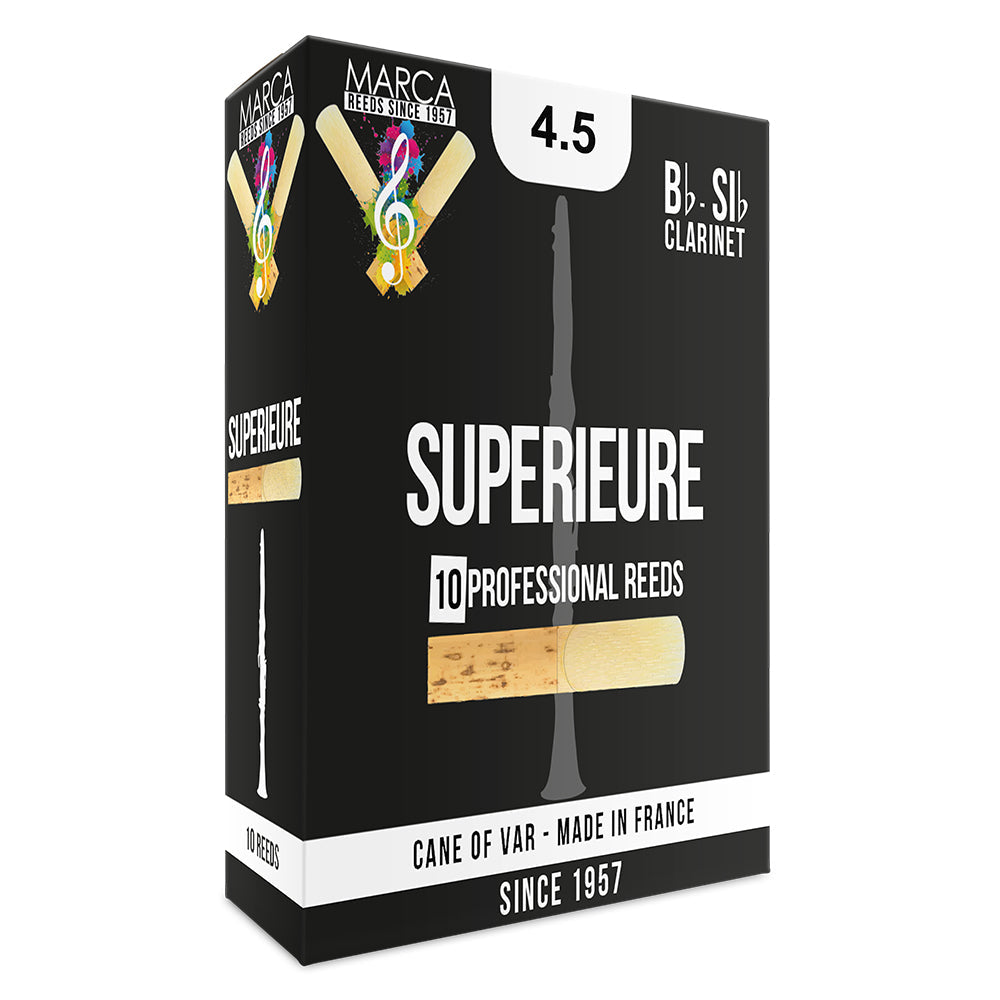 Marca Superieure Reeds ~ 10 Pack ~ Bb Clarinet ~ 4.5