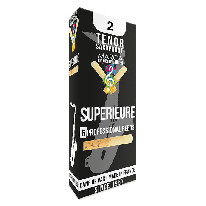 Marca Superieure Reeds ~ 5 Pack ~ Tenor Sax ~ 2