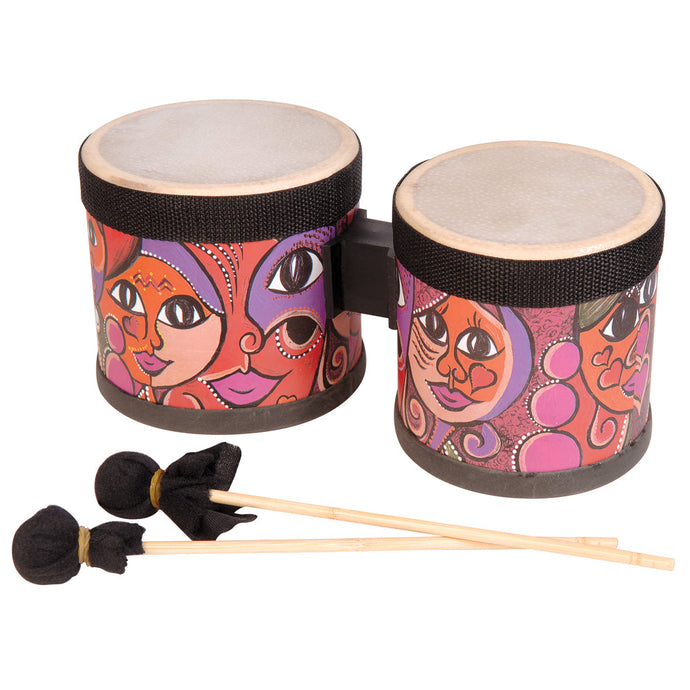 PP World Mini Bongos with Beaters