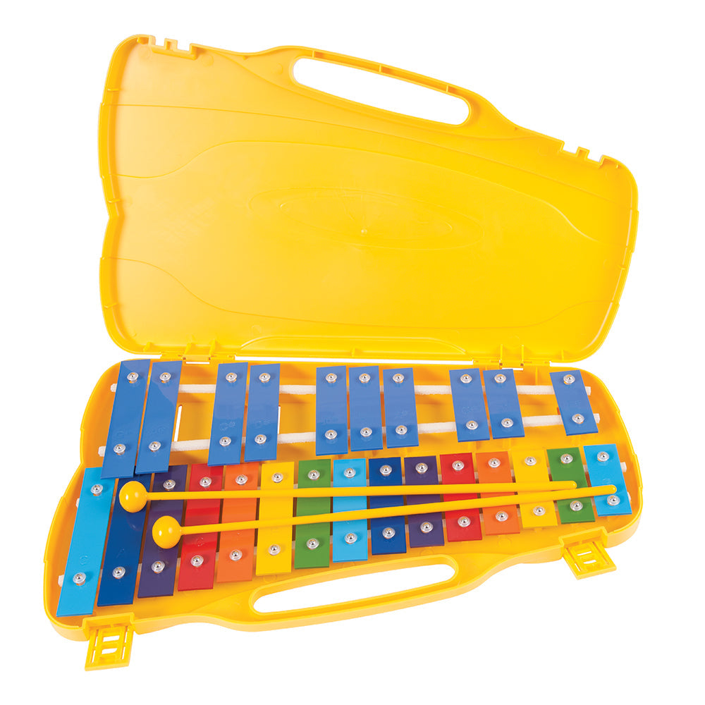 PP World 25 Note Glockenspiel ~ Coloured Metal Keys