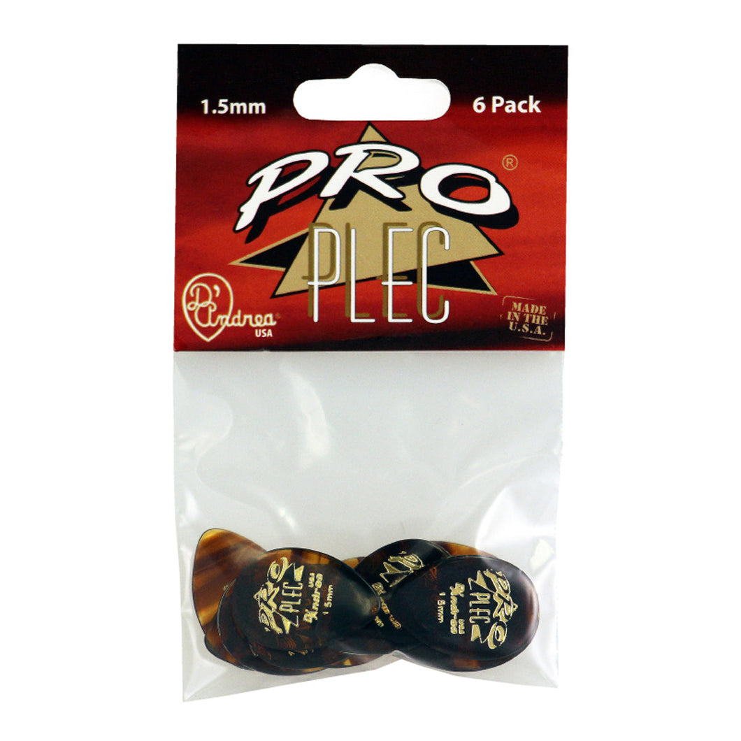 D'Andrea Pro Plecs Pick Pack ~ Small Pointed ~ 6 Picks