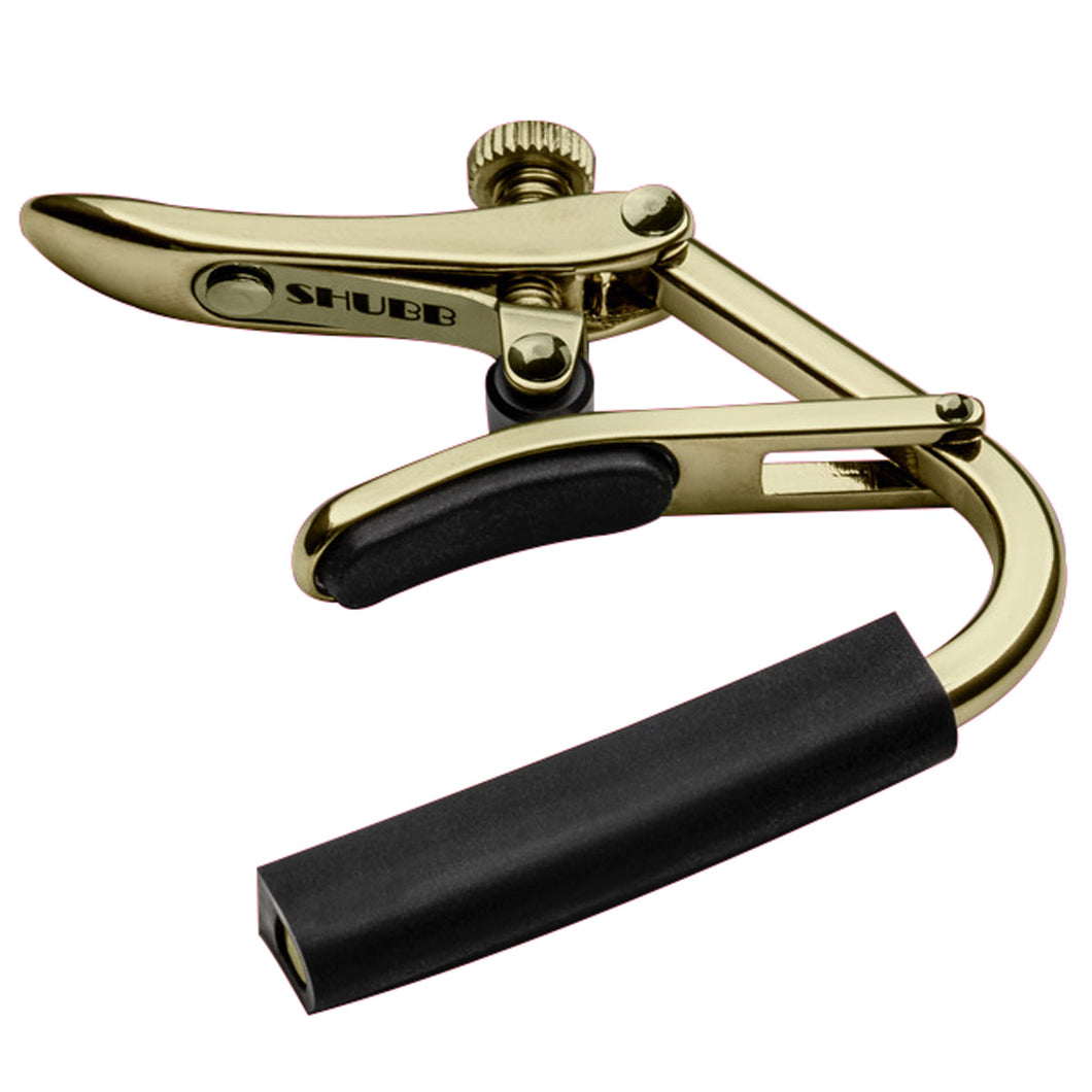 Shubb 'Capo Royale' Banjo Capo ~ Gold