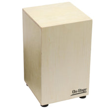 Lade das Bild in den Galerie-Viewer, On-Stage Cajon w/Fixed Snare + Carry Bag
