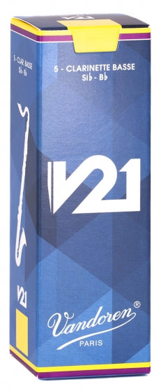 Vandoren Bass Clarinet Reeds 2.5 V21 (5 Box)