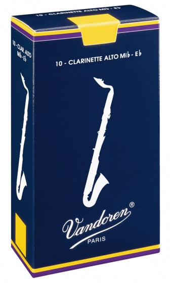 Vandoren Alto Clarinet Reeds 2.5 Traditional (10 Box)