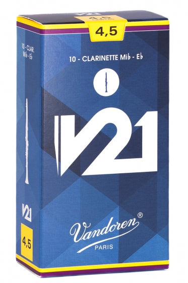Vandoren Eb Clarinet Reeds 4.5 V21 (10 Box)