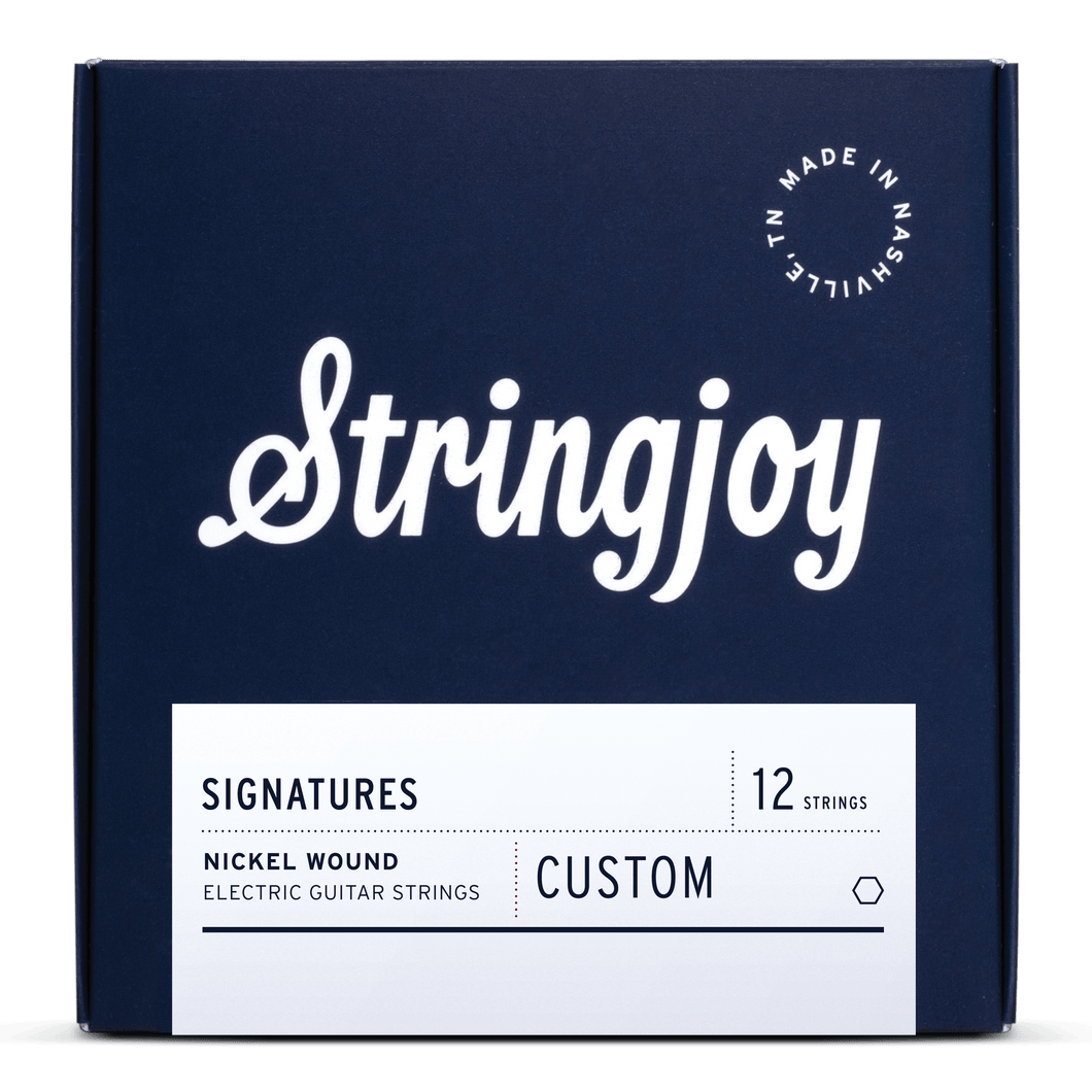 Stringjoy Signatures | Custom 12 String Nickel Wound Electric Guitar Strings